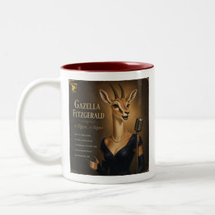 Gazella Fitzgerald: a Parody Two-Tone Coffee Mug