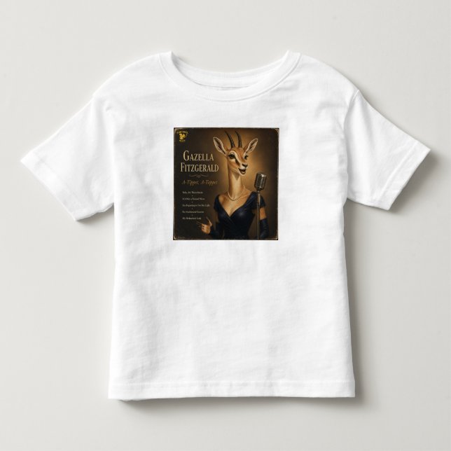 Gazella Fitzgerald Album: a Parody Toddler T-shirt (Front)
