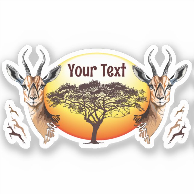 Gazelle African Antelope Wild  Animal (Front)