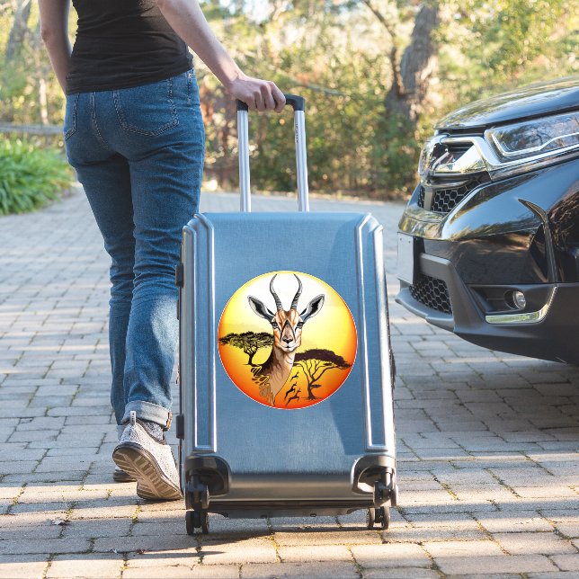 Gazelle African Antelope Wild  Animal (Suitcase Insitu)