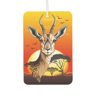 Gazelle African Antelope Wild Animal Air Freshener