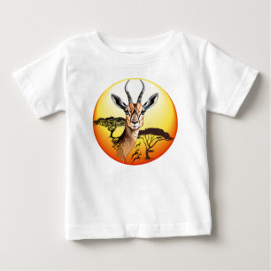 Gazelle African Antelope Wild  Animal Baby T-Shirt