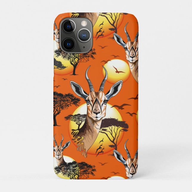 Gazelle African Antelope Wild  Animal Case-Mate iPhone Case (Back)