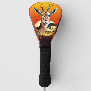 Gazelle African Antelope Wild  Animal Golf Head Cover
