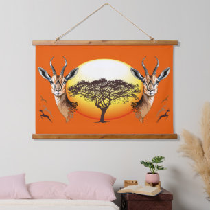 Gazelle African Antelope Wild  Animal Hanging Tapestry
