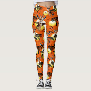 Gazelle African Antelope Wild  Animal Leggings