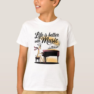 gazelle piano T-Shirt
