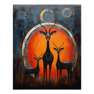 Gazelle - Two Suns in the Sunset Photo Print