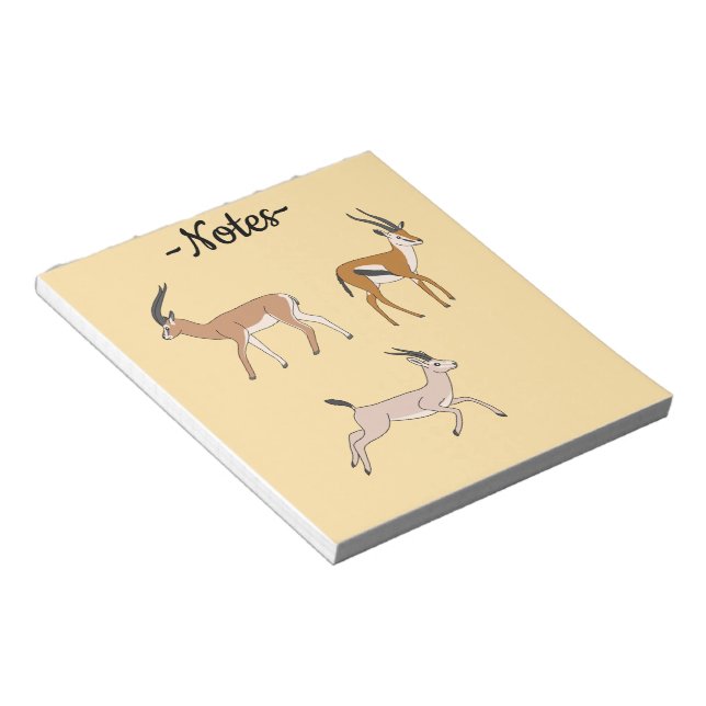 Gazelles Notepad (Angled)