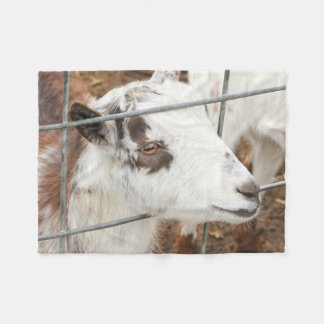 Gazing Goat Fleece Blanket