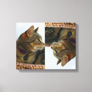 Gazing Indigo Canvas Print