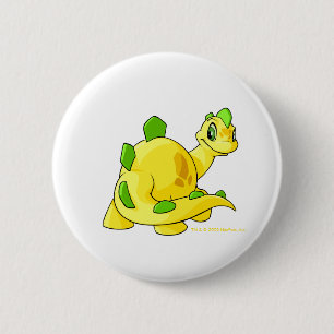 Gazing yellow Chomby 2 Inch Round Button