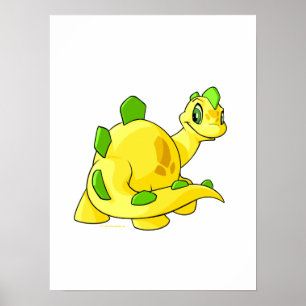 Gazing yellow Chomby Poster