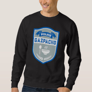 Gazpacho Police Funny Green Grape Gazpacho Meme Sa Sweatshirt