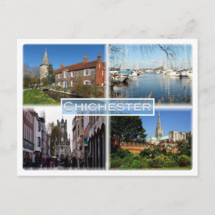 GB Chichester - Bosham Church and Brook House - Postcard