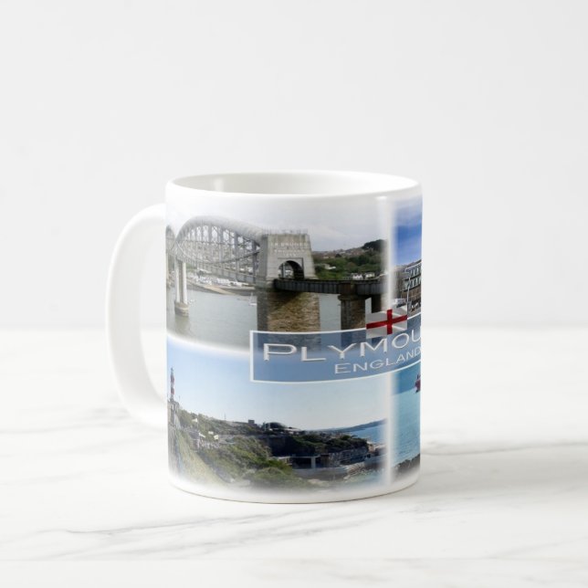 GB England -  Plymouth Devon  - Coffee Mug (Front Left)