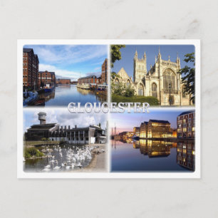 GB Gloucester - National Waterways Museum - Postcard