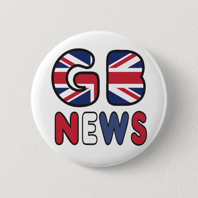 GB News 2 Inch Round Button (Front)