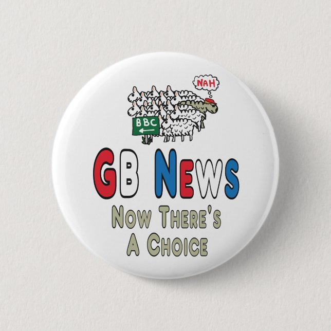 GB News 2 Inch Round Button (Front)