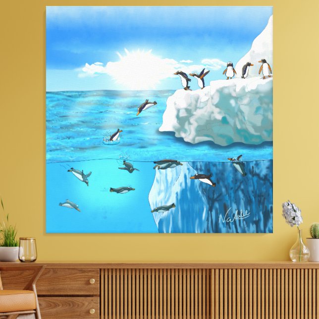 GB Print on canvas pinuine  (Insitu(LivingRoom))