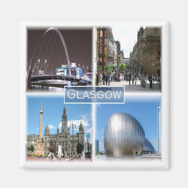 GB * Scotland Glasgow Magnet (Front)