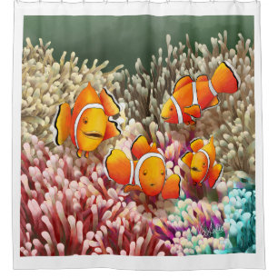 GB Shower Curtain Clownfish