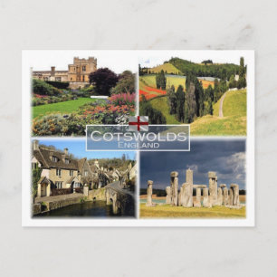 GB United Kingdom - England - Cotswolds - Postcard