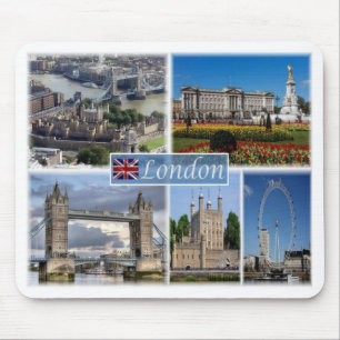 GB United Kingdom - England - London By Day - Mouse Pad