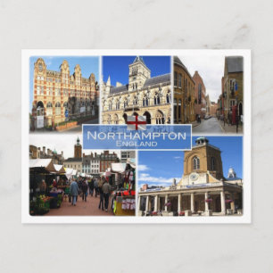 GB United Kingdom - England - Northampton - Postcard