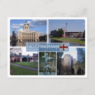 GB United Kingdom - England - Nottingham - Postcard