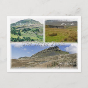 GB United Kingdom - England - The Three Peaks - Postcard