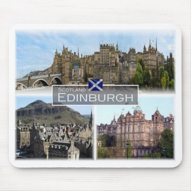 GB United Kingdom - Scotland - Edinburgh Mouse Pad (Front)