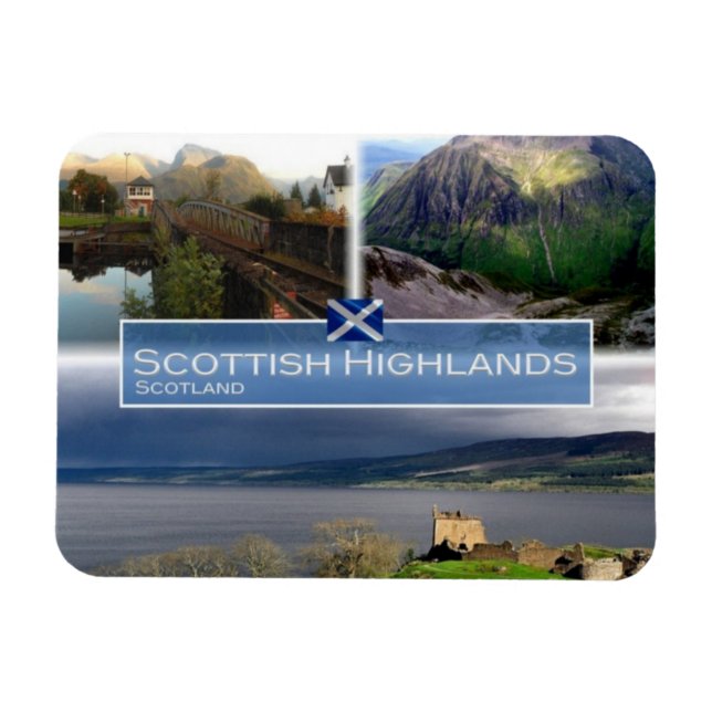 GB United Kingdom - Scotland - Scottish Highlands Magnet (Horizontal)