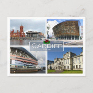 GB United Kingdom - Wales - Cardiff - Postcard