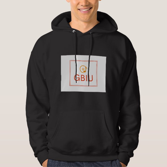 GBIU Black x White Hoodie (Front)
