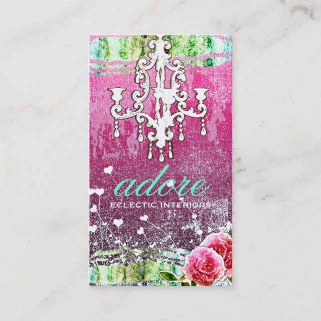 GC | Adore | Vintage Business Card (Front)