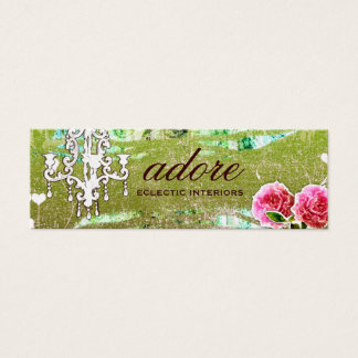 GC Adore Vintage Lime Tag Gold Metallic
