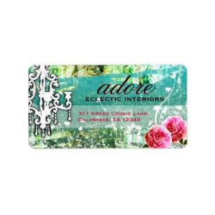 GC  Adore Vintage Turquoise Label