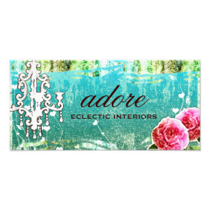 GC   Adore   Vintage Turquoise Photo Paper Print