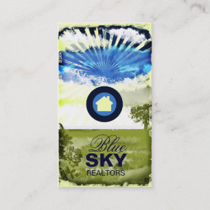 GC Blue Sky Business Card with Logo