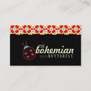 GC   Bohemian Ladybug Business Card