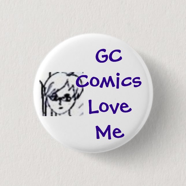 GC Comics Love Me 1 Inch Round Button (Front)