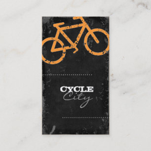 GC   Cycle City Concrete - Orange Business Card