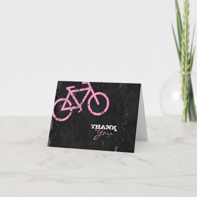 GC | Cycle City Concrete - Pink Thank You Card (Front)