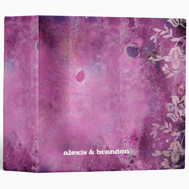 GC Lusciously Rustic Plum Binder (Front/Spine)