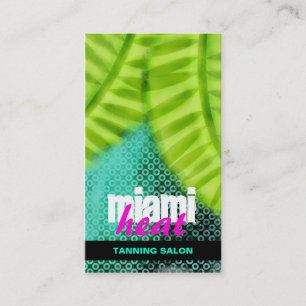 GC Miami Heat Wave Grunge Hott Pink Business Card