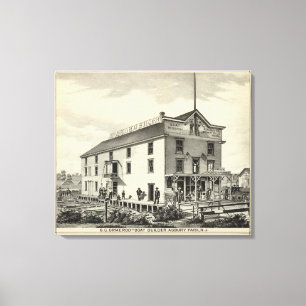 GC Ormerod, the Boat Builder, Asbury Park, NJ Canvas Print