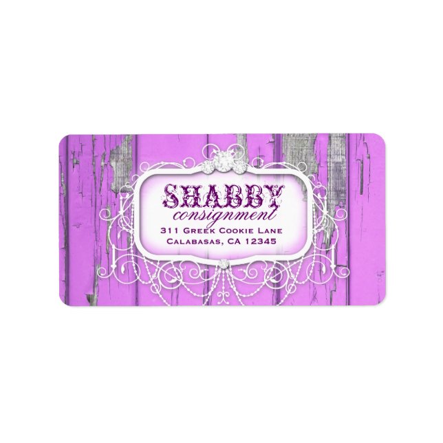 GC Shabby Vintage Purple Label (Front)