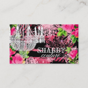 GC Shabby Wild Garden Chandelier Business Card