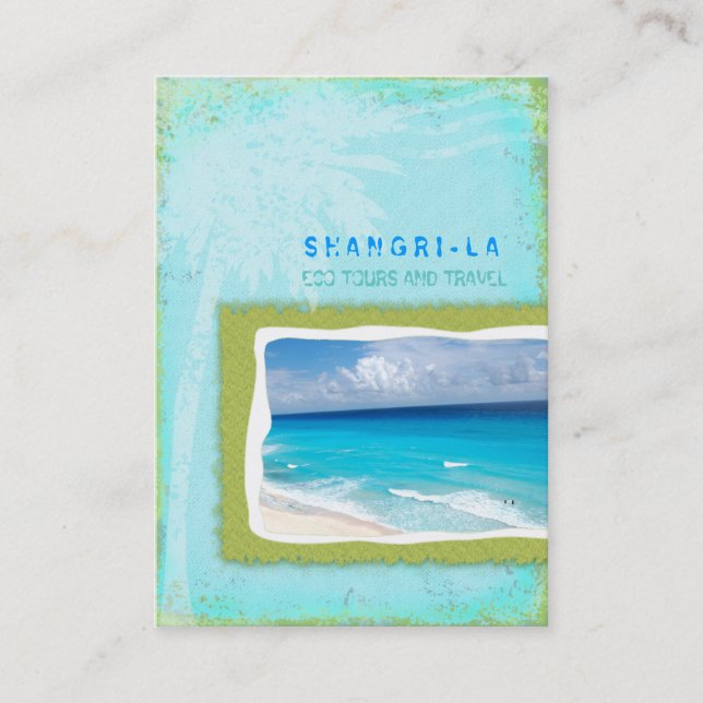 GC Shangri-La Forever Turquoise Business Card (Front)